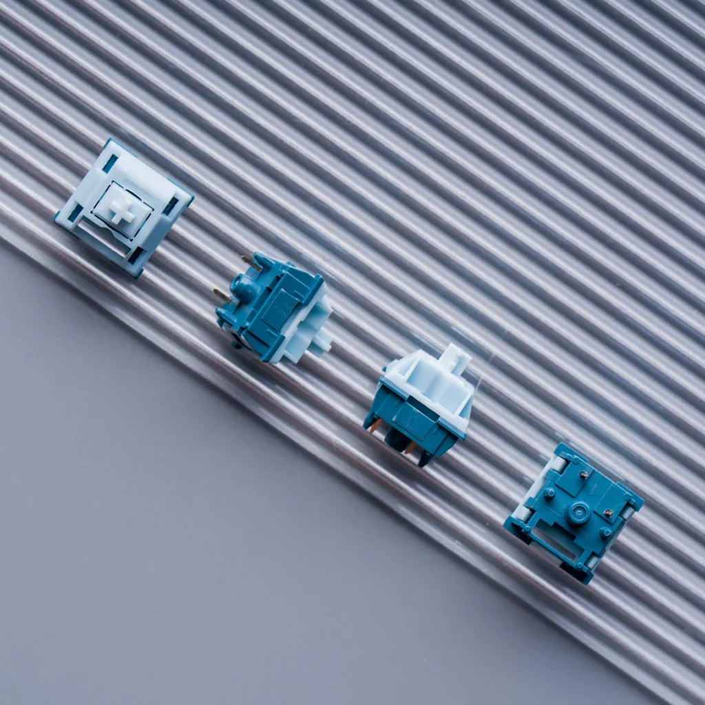 KeyGeek Ding Switch Linear Clacky 5 Pinos 37g 42g 48g M3 M4 Lubrificação de Fábrica para Teclado Mecânico de Jogos Switches MX Personalizados