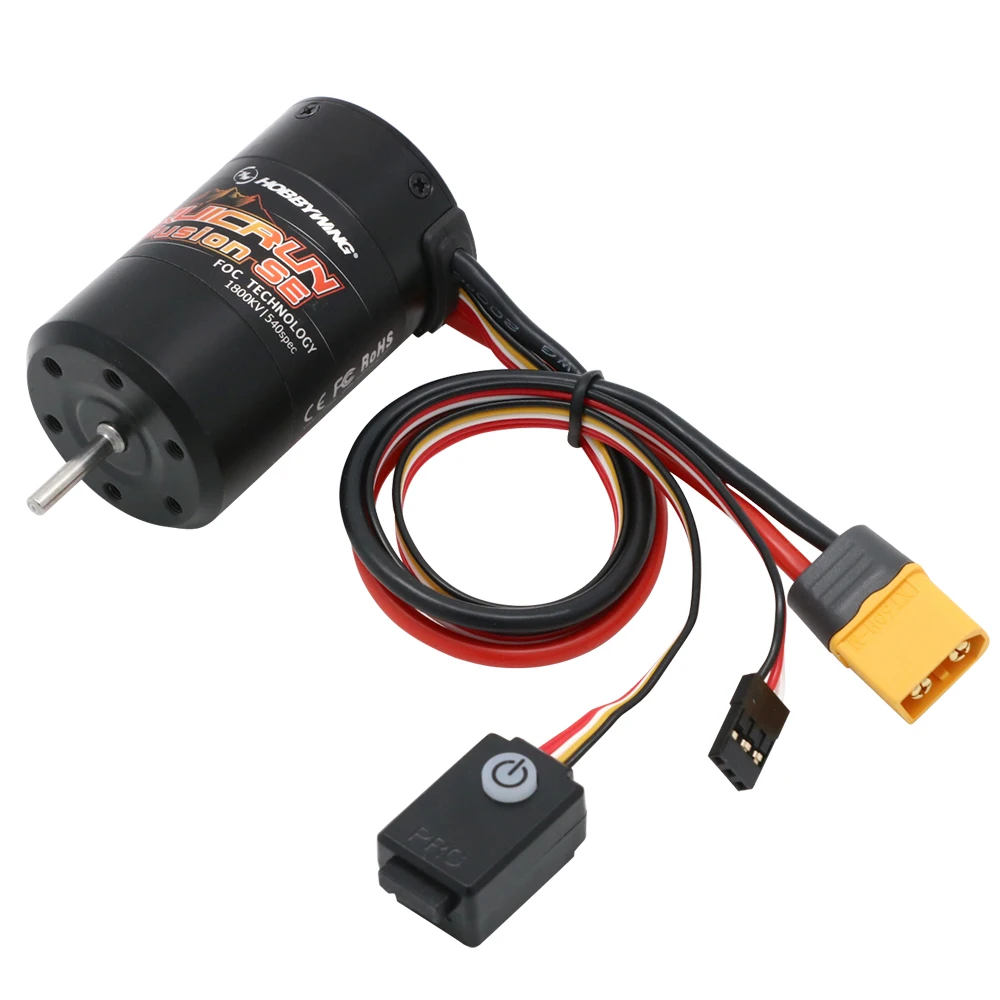 Hobbywing QuicRun Fusion SE 1200KV / 1800KV Sensored Brushless Motor Built In 40A ESC 2 in 1 Waterproof For 1/10 1/8 RC Car