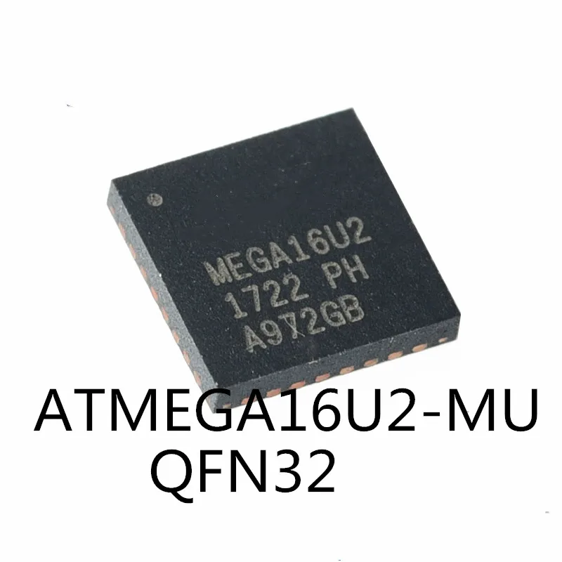 

2 шт./лот, 100% качество ATMEGA16U2-MU ATMEGA16U2 QFN-32, 8-битный микроконтроллер 512*8, в наличии, новый оригинальный