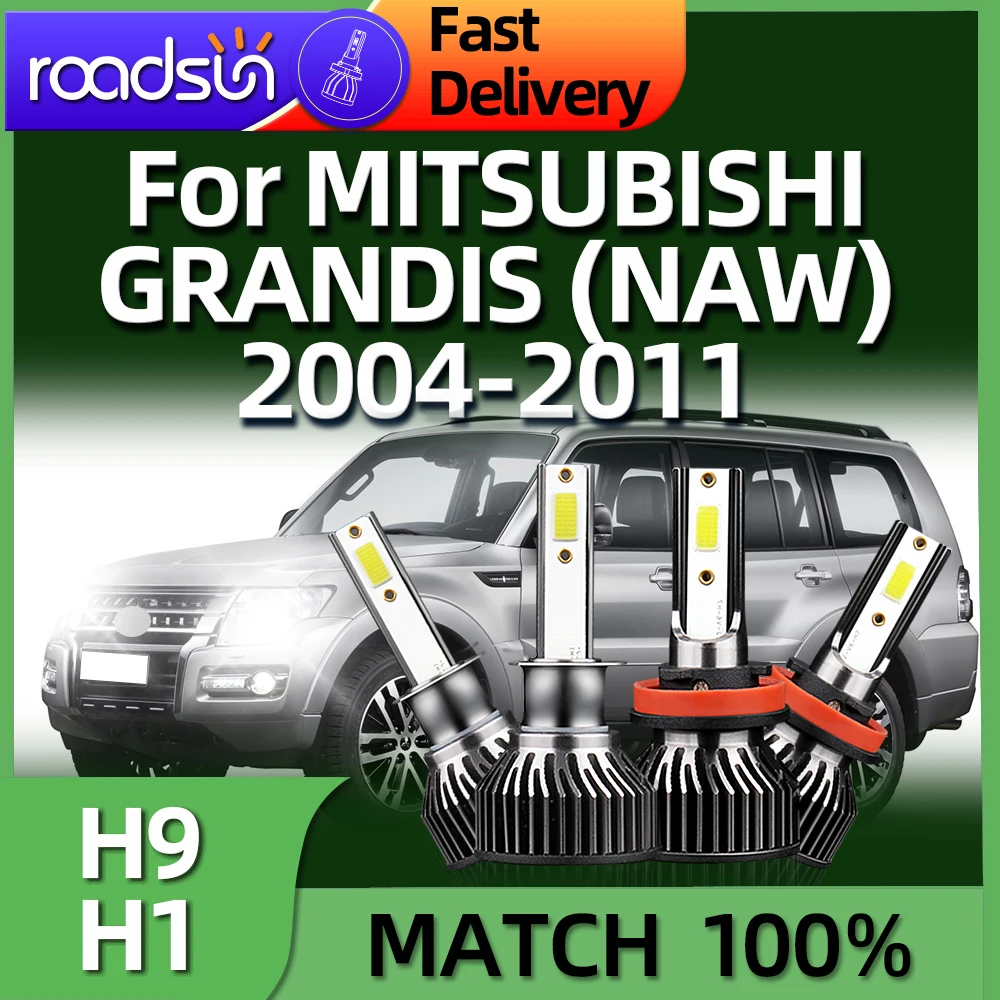 

LED Car Headlight 30000LM H1 H9 H11 Lights Bulbs Kit For MITSUBISHI GRANDIS (NAW) 2004 2005 2006 2007 2008 2009 2010 2011