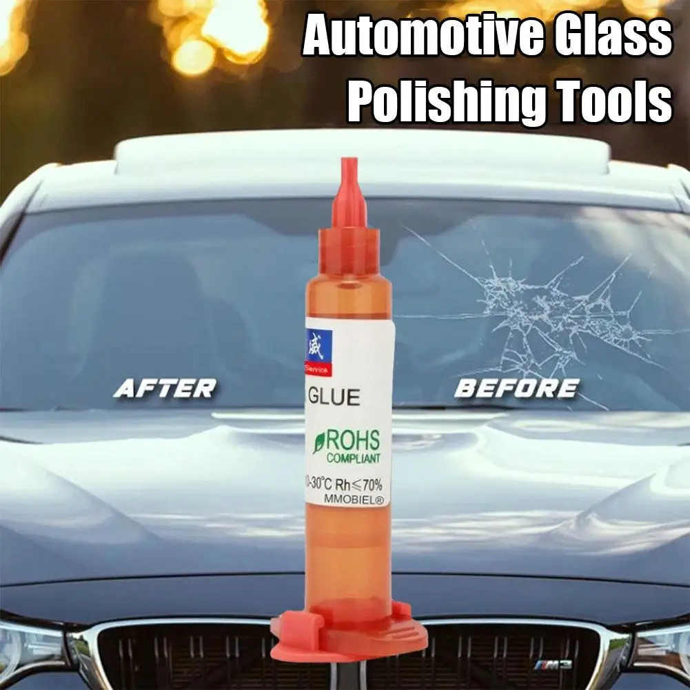 

10ml Optical Glue Glue Car Window Glass Repair Glass Broken Long Tools Scratches Polishing Crack Cracks Tools K1R2