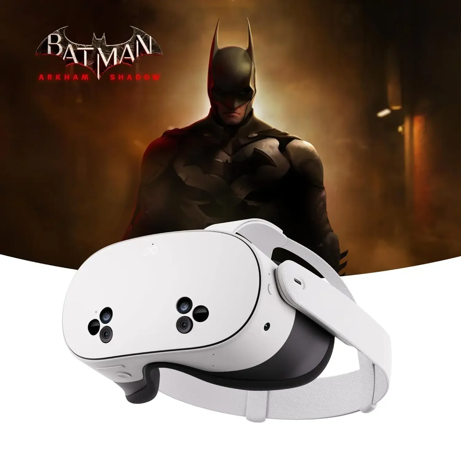 128GB Meta Quest 3S VR Headset Bundle Includes Batman Arkham Shadow Game and Meta Horizon+ Subscription