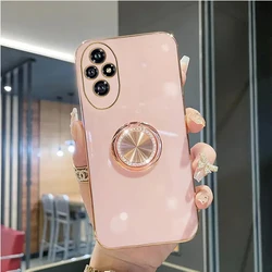 For Honor200 Diamond Bling Ring Holder Case On For Huawei Honor 200 Stand Cover