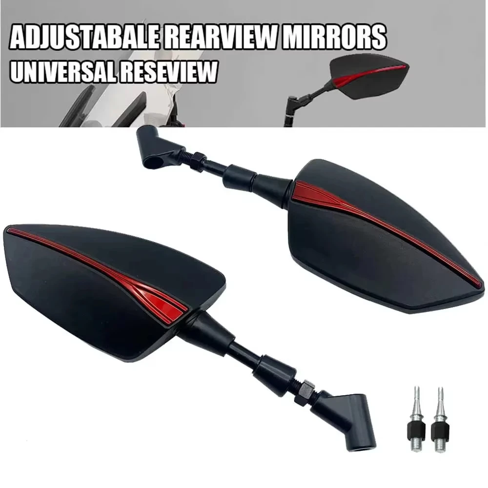 

Universal 10mm Motorcycle Rearview Left&Right Rear View Mirrors Housing Side Mirror FOR BMW R1200GS R1200 GS R 1200 RT R1200RT