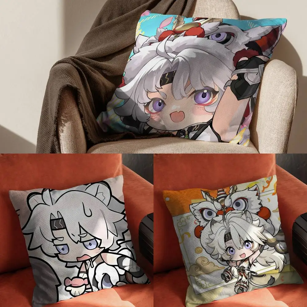 

Lingyang Cute Wuthering Pillow Case For Car Pillows 60x60 Cushions Luxury Double Sided Cover Home And Decoration So