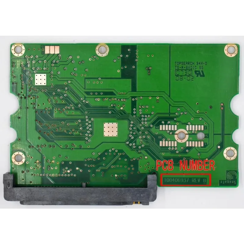 100406937 REV B / ST3250820AS ,  desktop hard disk board/ 100436209 , 100436210 , 100406540