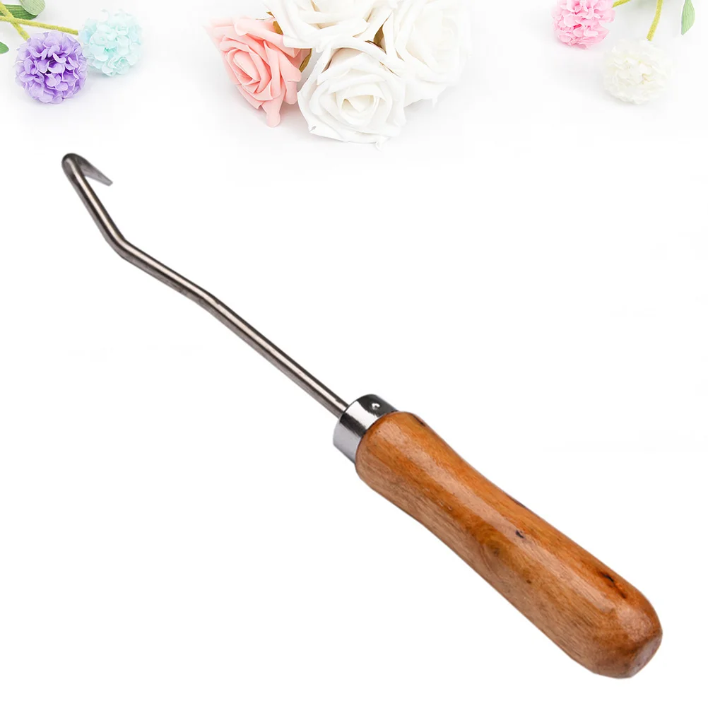 Lift Cleaner Hive Tool Frame Lifter and Scraper Wooden Beekeeping Cleaning Hook