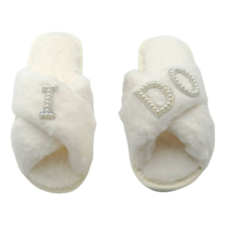 Comfortable Wedding Slippers for Newlyweds Relax Footwear for Special Occasion