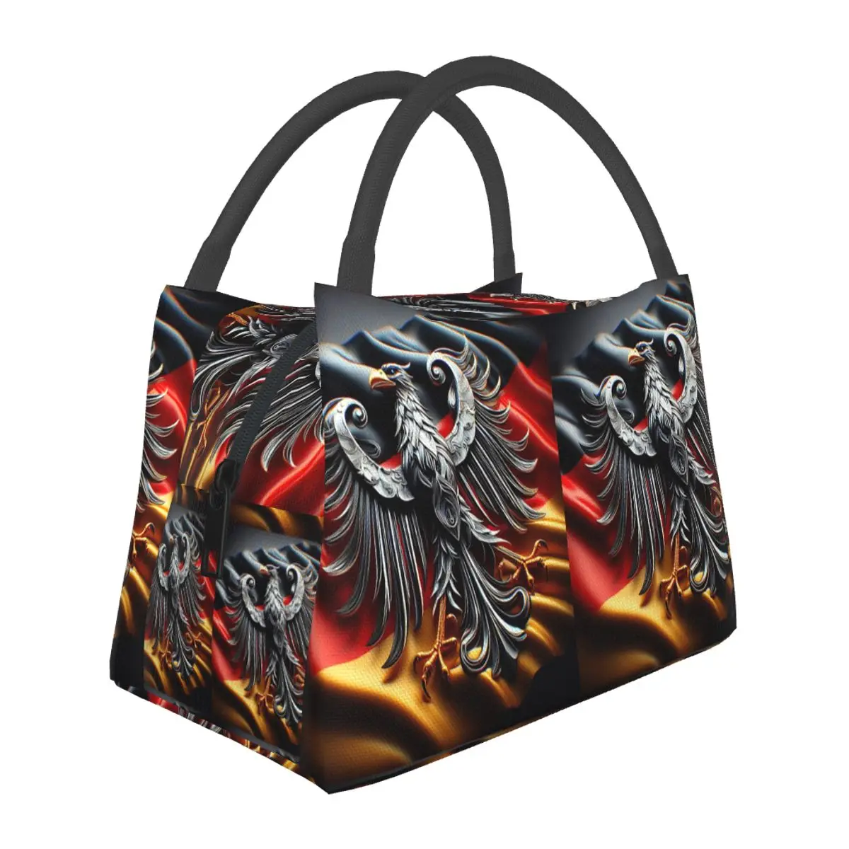 

Изолированная сумка для обеда с изображением орла Германской империи для женщин, контейнер для хранения еды, портативный термоконтейнер, сумка-холодильник для обеда