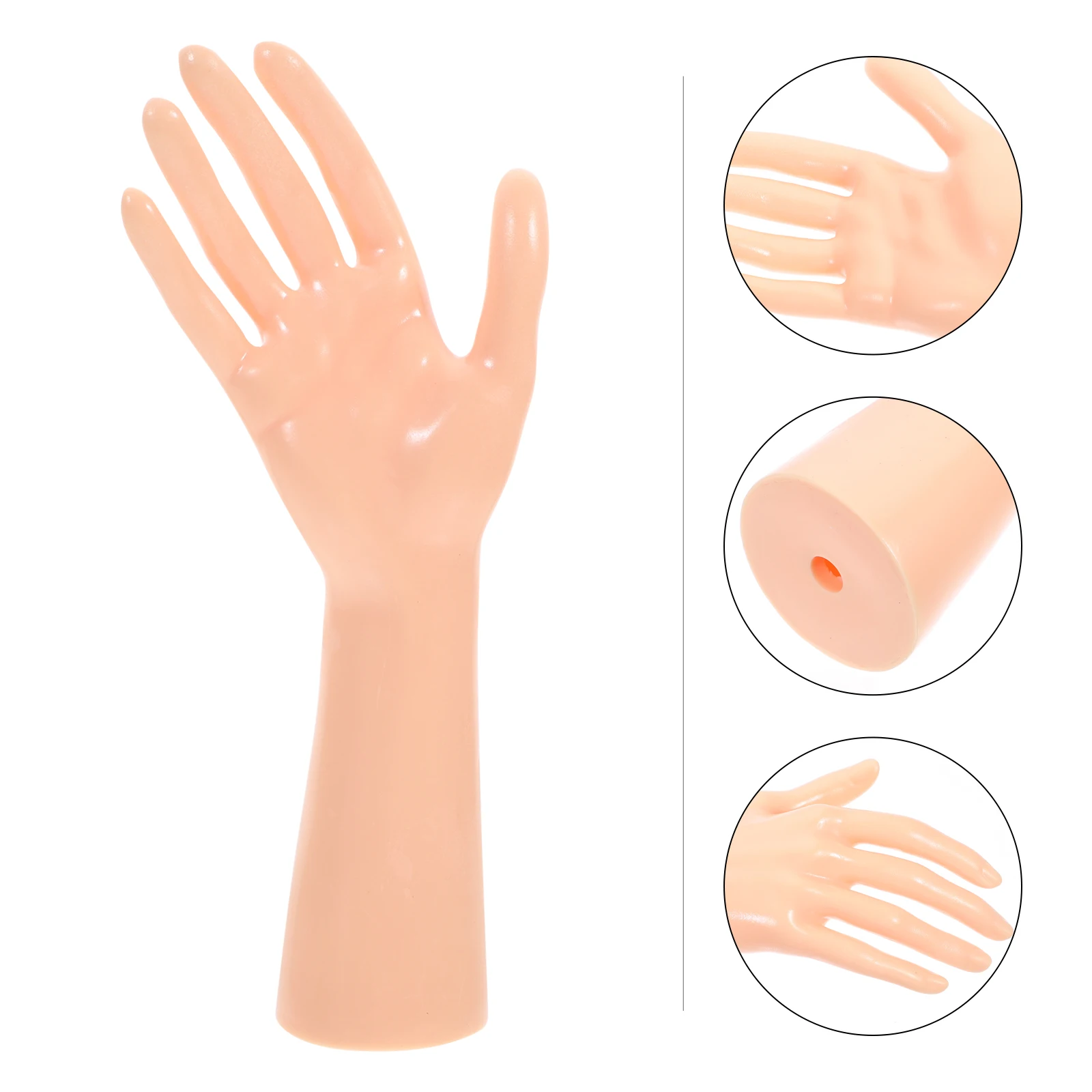 

H Model Display St Skin Tone Mannequin For Bracelets Rings Resin Holder Smooth Jewelry Rack Storage ganizer Decor Accessories