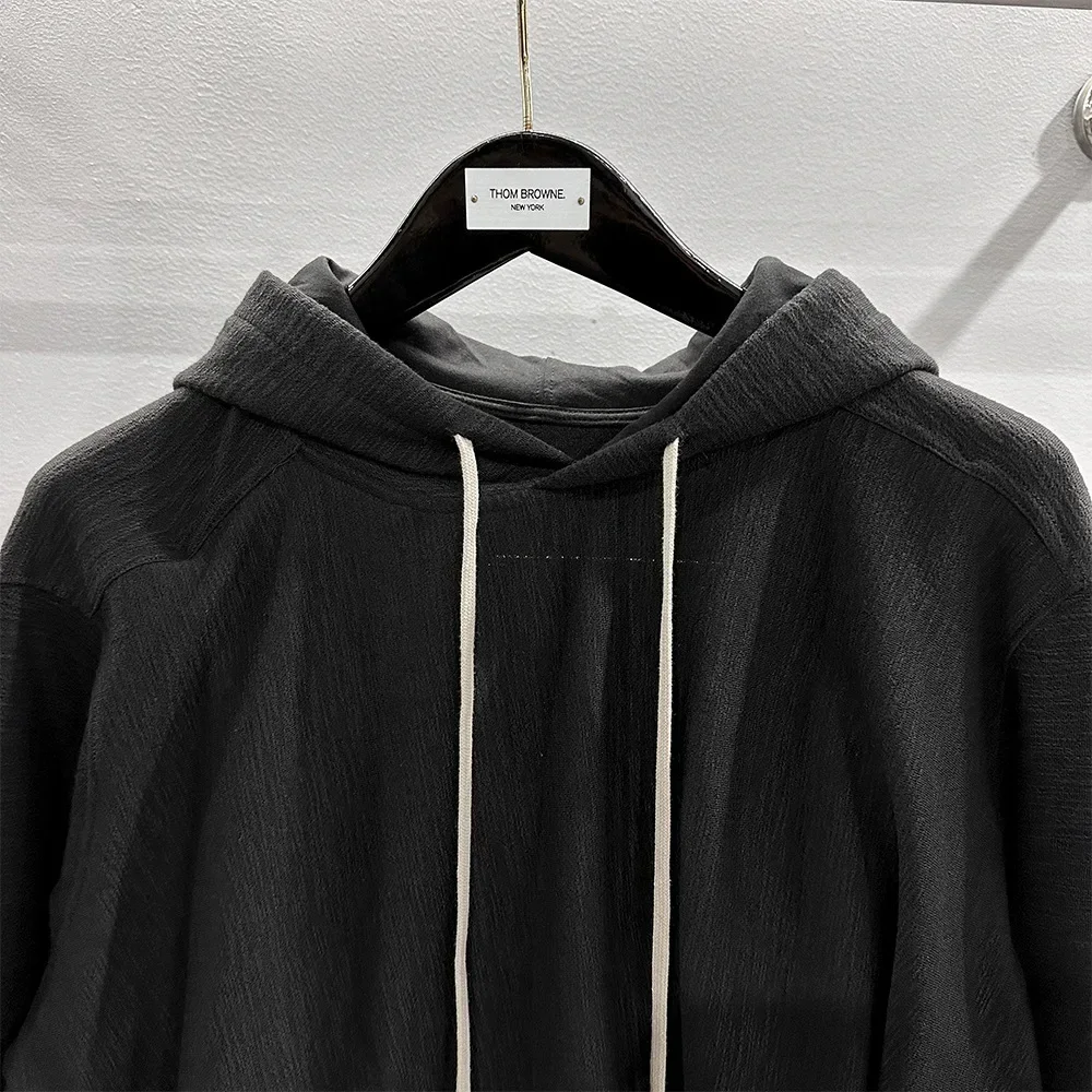 High Street Women's Dark RO Irregular Pullover Irregular Hooded Sweatshirt Knitted Streetwear Sweatshirt Hoodies Casual Top