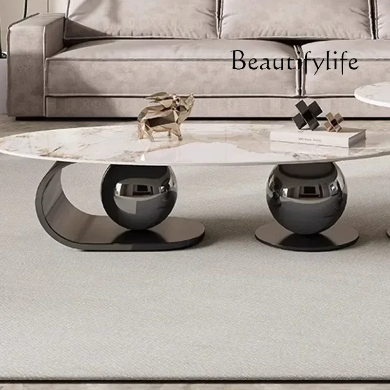 Mesa de centro nórdica Y45 para sala de estar, diseño moderno, bandeja de latón, mesas de centro portátiles, mesa natural para sala de estar, muebles para sala de estar