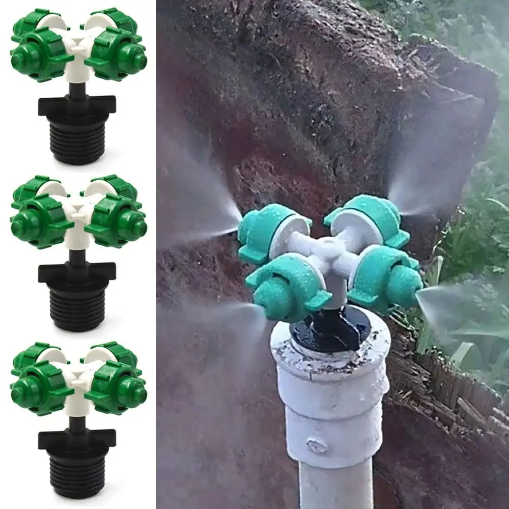 5Pcs Water Fog Cross Atomizing Nozzle 1/2