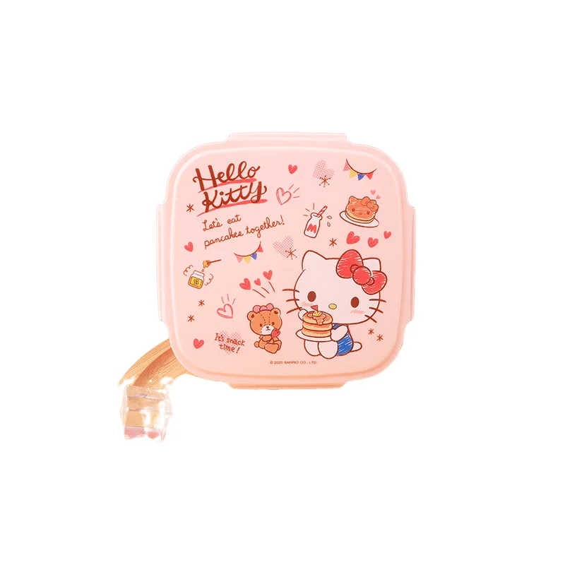 

Горячий ланч-бокс Sanrio Girl Hello Kitty Kawaii, аниме, модный простой и удобный портативный ланч-бокс для консервации, подарок, новый стиль