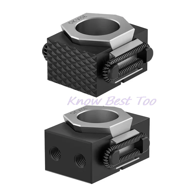 

Мини-тиски OK Vise для ЧПУ станков: M6, M8, M10, M12 – Модульные прецизионные тиски для многопозиционной обработки партий продукции