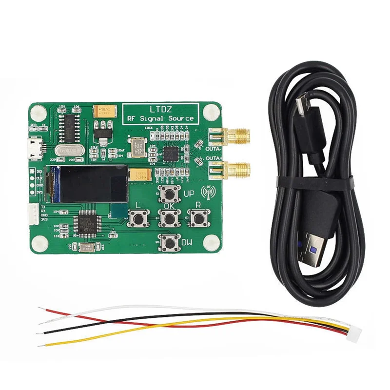 MAX2870 STM32 23.5-6000MHz Signal Source Module USB 5V Powered Frequency and Modes Serial Port Control