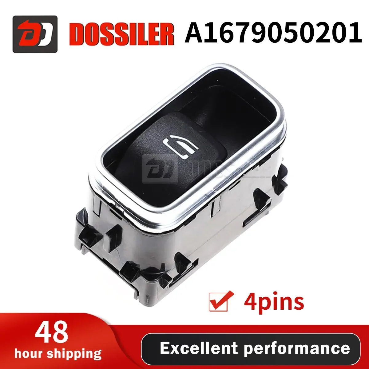 A1679050201 Dossiler High Quality For Mercedes Benz A Class Side Door Window Control Switch Button Unit car accessories 4 Pins