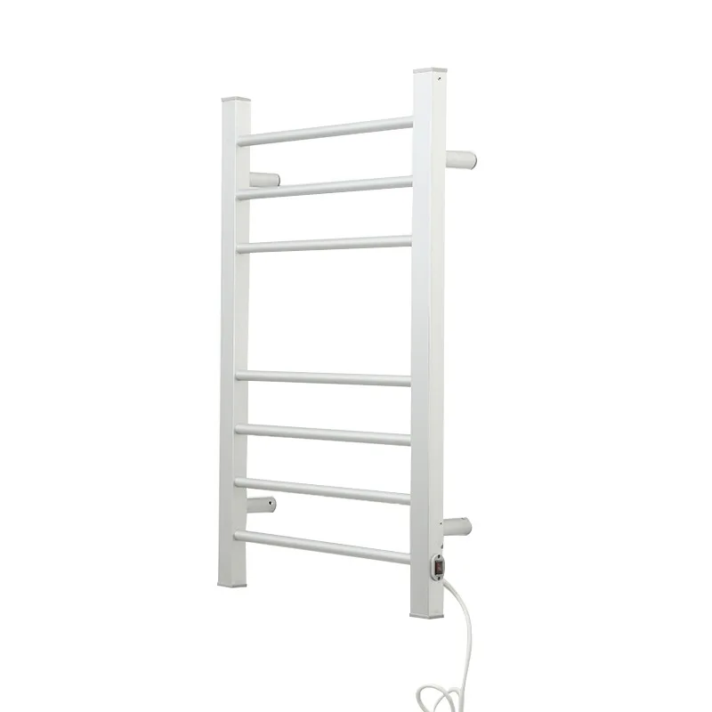 

Wall-mounted 7-layer aluminum alloy electric heating towel rack household toilet electric drying rack bathroom toilet
