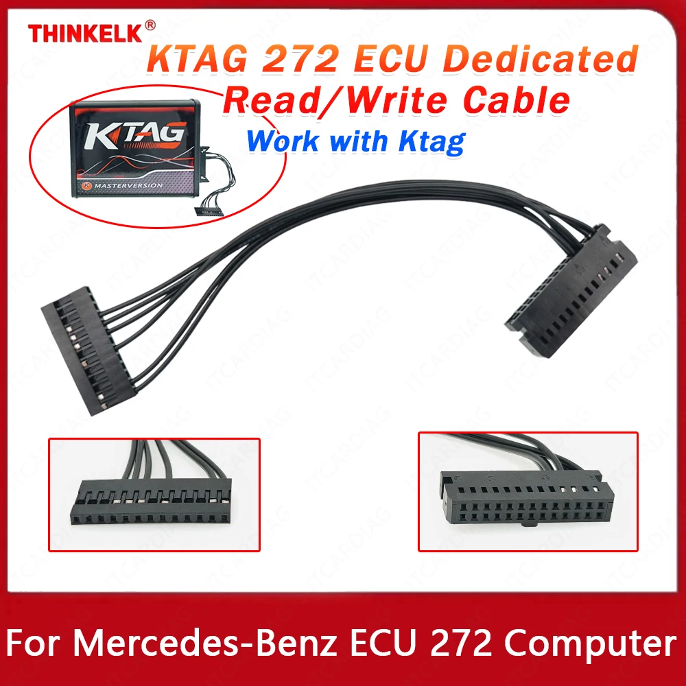 

KTAG 272 ECU Dedicated Read Write Cable Work with Ktag KTAG Connects for ECU 272 Computer Read/Write Cable for Mercedes-Benz