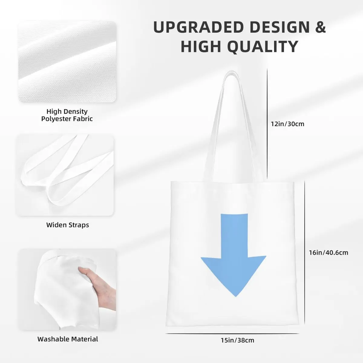 أكياس التسوق الرمزية Aang Arrow من القماش، حقيبة حمل قابلة للطي للفتيات، حقيبة كتف للسفر #4