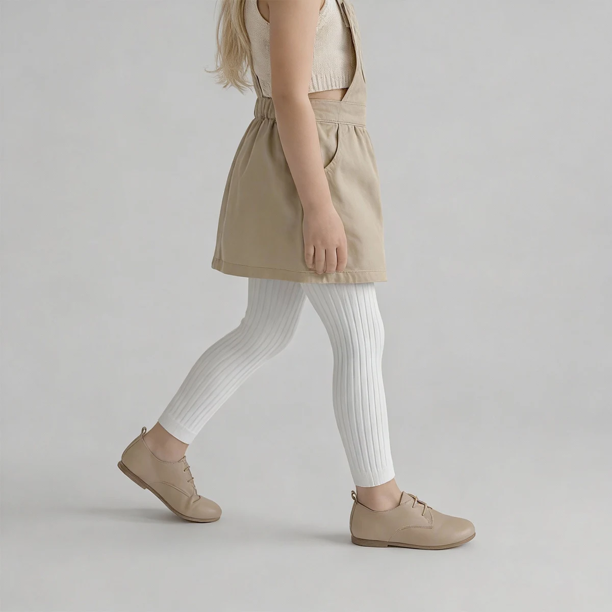 3er-Set Kinderstrumpfhosen, minimalistisches Farbschema in Schwarz, Weiß und Grau, Baby-Leggings für Mädchen, mittlere Dicke, geeignet für alle Gelegenheiten – Detail 4