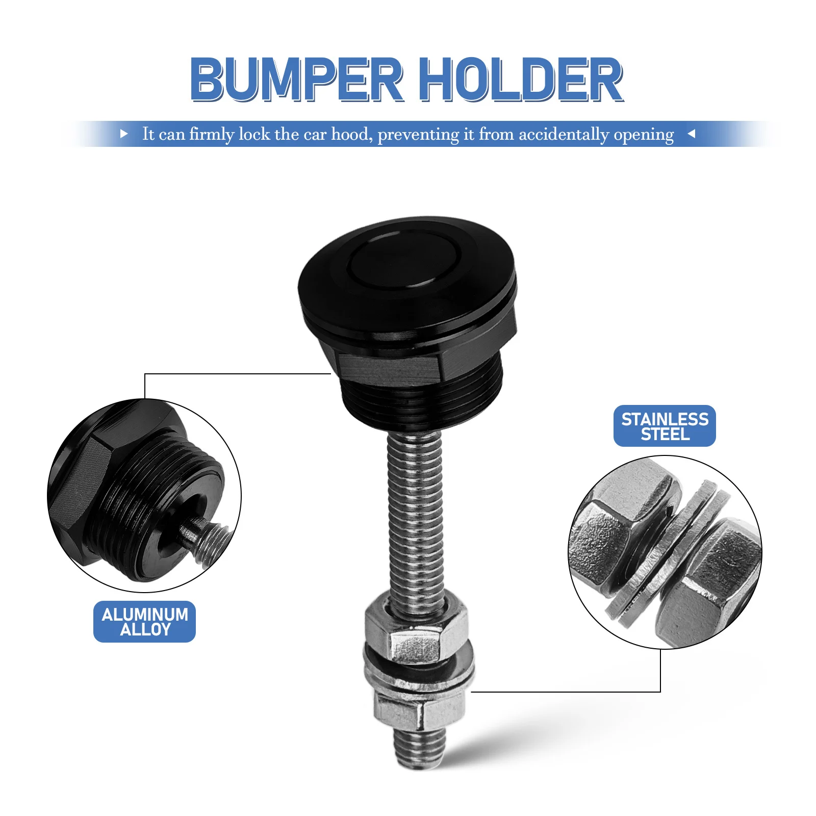 

Heavy Duty Car Latch Lock, Bumper Fastener, Vehicle Pins, Auto Hood Pin, Hood Pins For Car