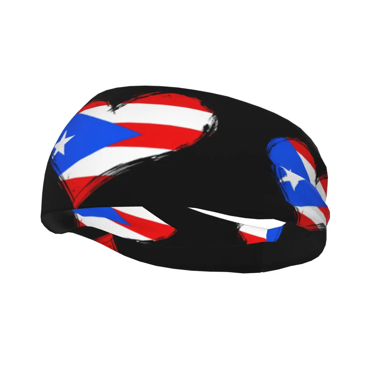 

Sports Headband Portable Hair Band Puerto Rico Flag Hair Wrap Brace Cycling Running Exercising Sweatband