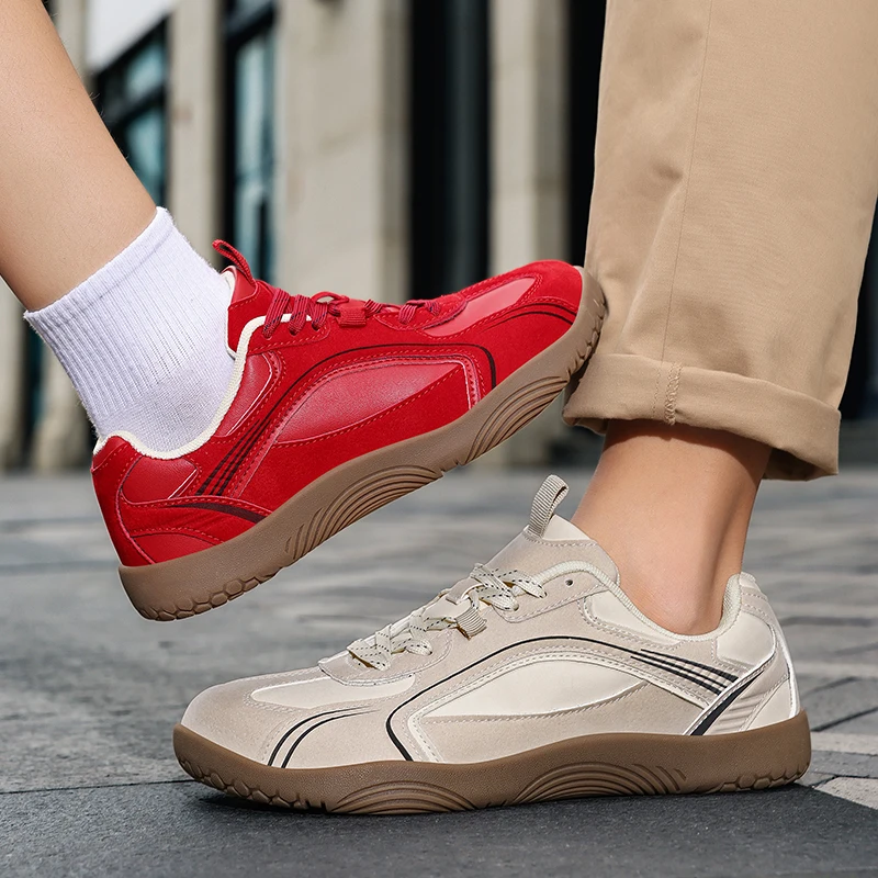 

High Quality Outdoor Sneakers Men Women Plus Size 36-48 Wide Toe Men's Walking Shoes Non-slip Barefoot Shoes Unisex Sports Shoes