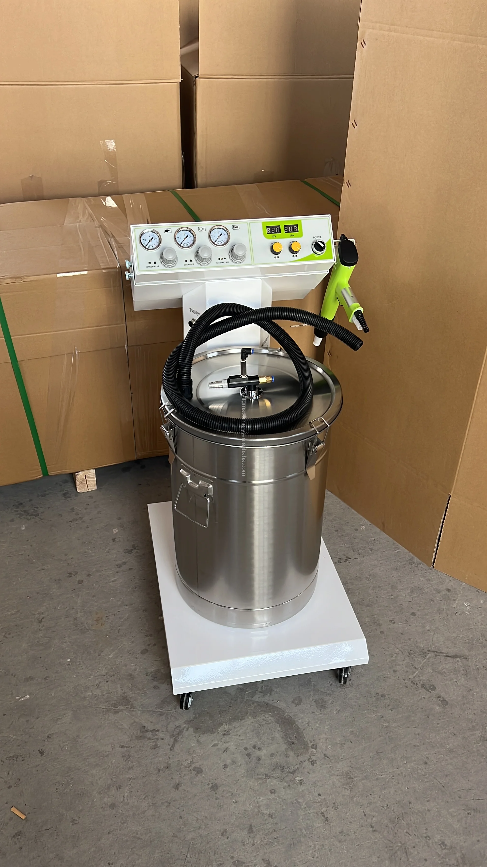 HotIndustrial Metal Electrostatic Powder Coating Paint Spray Gun Machine Equipment for Spraying Paint Metal Intelligent Painting