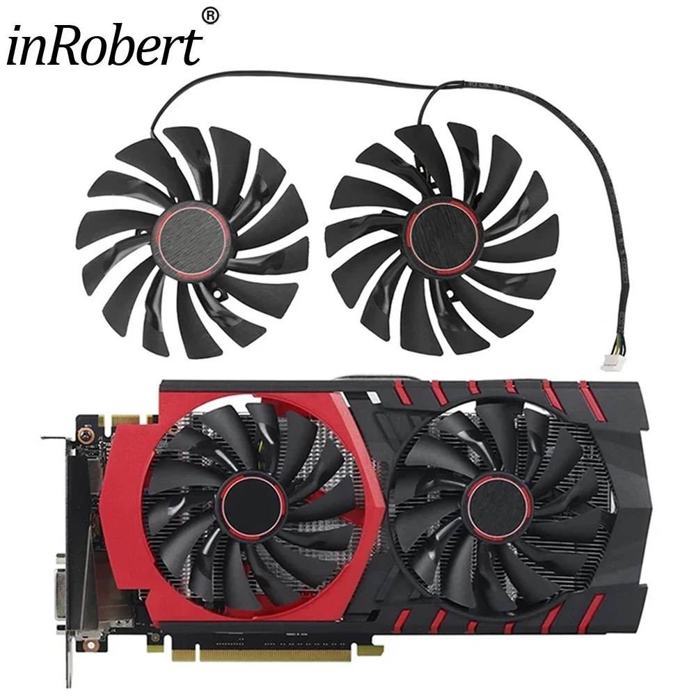 2 قطعة/الوحدة 95 مللي متر PLD10010B12HH برودة مروحة ل MSI GTX 1060 1070 1080 TI RX 470 570 RX580 الألعاب X GPU بطاقة الفيديو مروحة