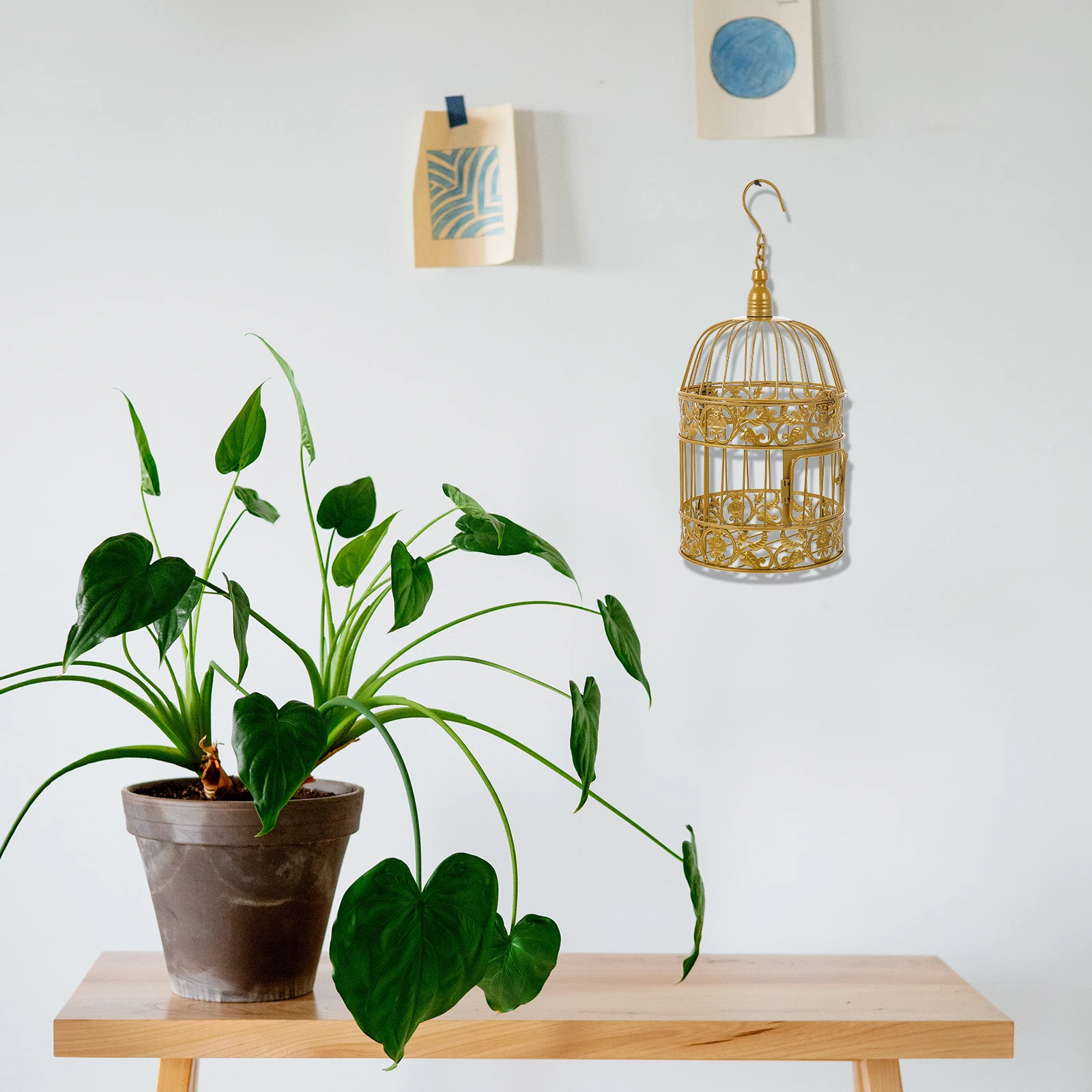 

Золотая птица, железное ремесло, домашний декор, двор, свадебные принадлежности, европейская свадебная клетка, стильное украшение, контейнер для цветов