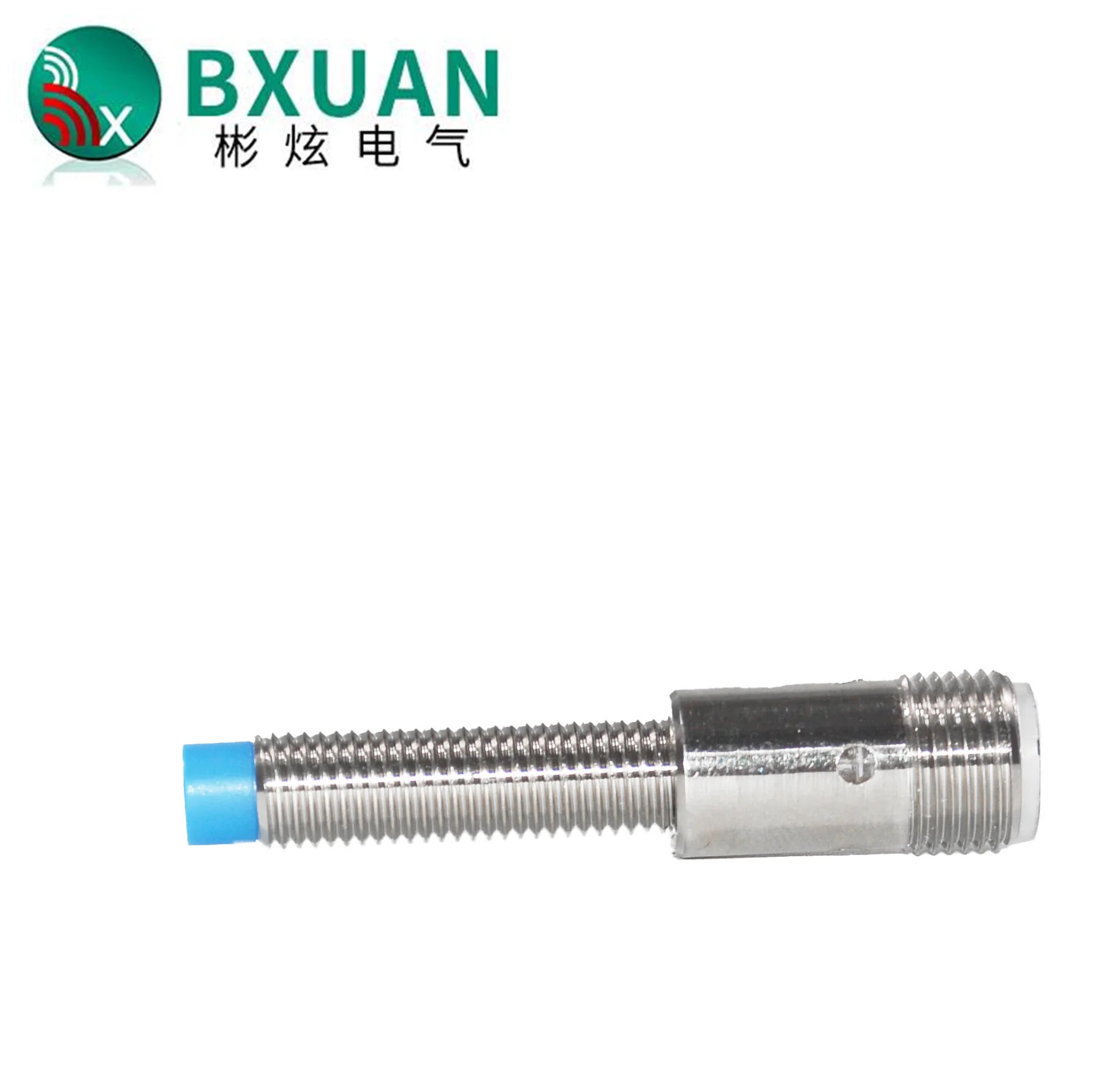BXUAN M8 Proximity Switch Sensor with M12 connector DC 3-wire NON-Flush 4PIN Inductive Sensor Sn:2mm Sensor Switch