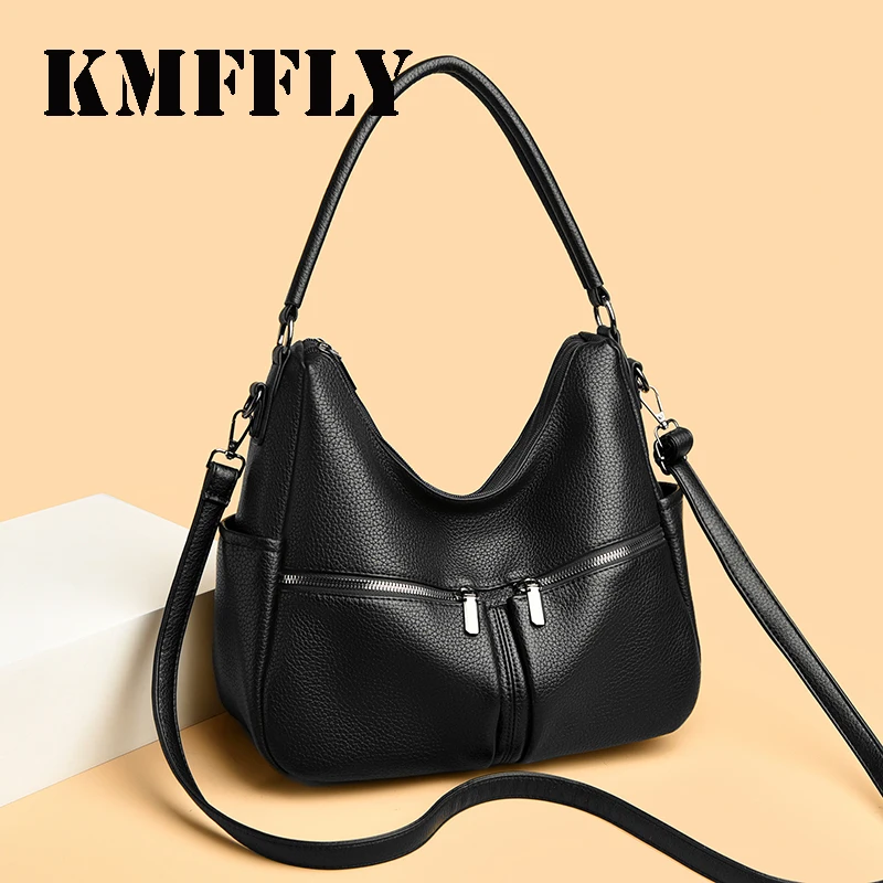 

2 Layers Quality Leather Luxury Handbags Women Bags Designer Crossbody Bags for Women 2026 Large Capacity Tote Bag Sac A Main