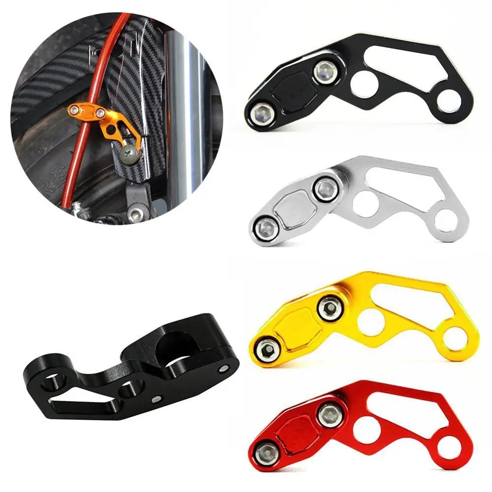 Aluminum Alloy Motorcycle Oil Hose Clip Modified Brake Cable Tube Line Protector Universal for Honda /Yamaha /Suzuki