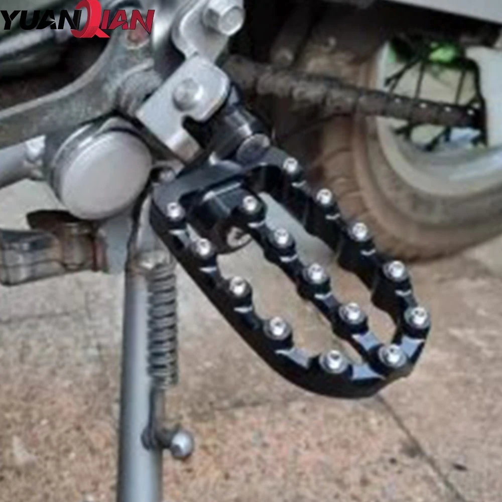 

Motorcycle 360° Adjustable Race Footrest Foot Pegs For Kawasaki KLX250 R S SF KLX300R KLX650 R Footpeg Wide Footrests Foot Pedal