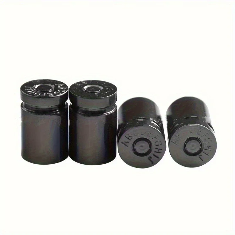 4Pcs Retro Bullet Round Tyre Valve Caps Leak Proof For Car SUV Truck Bicycle Motorcycle Durable Precise Fit Dust Cover