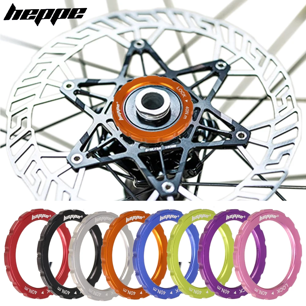 HEPPE Bike Center Lock Rotor Anel de bloqueio Ultra-leve Centerlock Anel de travamento de freio a disco para Campagnolo fulcrum BORA WTO Wheelsets