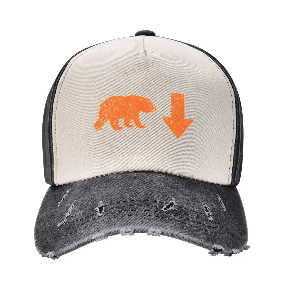 

Bear Down - vintage Baseball Cap beach hat birthday tactical cap Hats Woman Men's