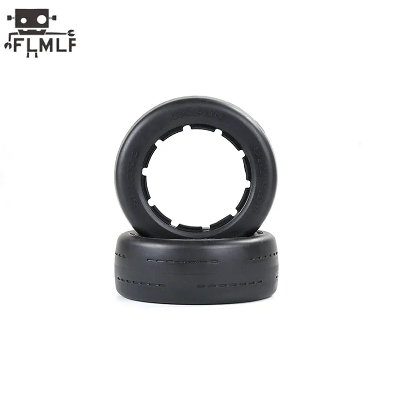 Rc voiture Super Grip avant 170X60mm ou arrière 170X80mm roue chauve pneu peau 2 pièces/ensemble adapté 1/5 HPI ROFUN BAHA ROVAN KM BAJA 5B SS pièces