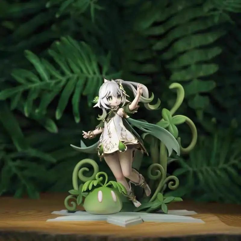 

21cm Genshin Impact Nahida Figure Dendro Archon Figurine Cute Anime Pvc Statue Doll Model Collectible Desk Decora Toy Xmas Gift