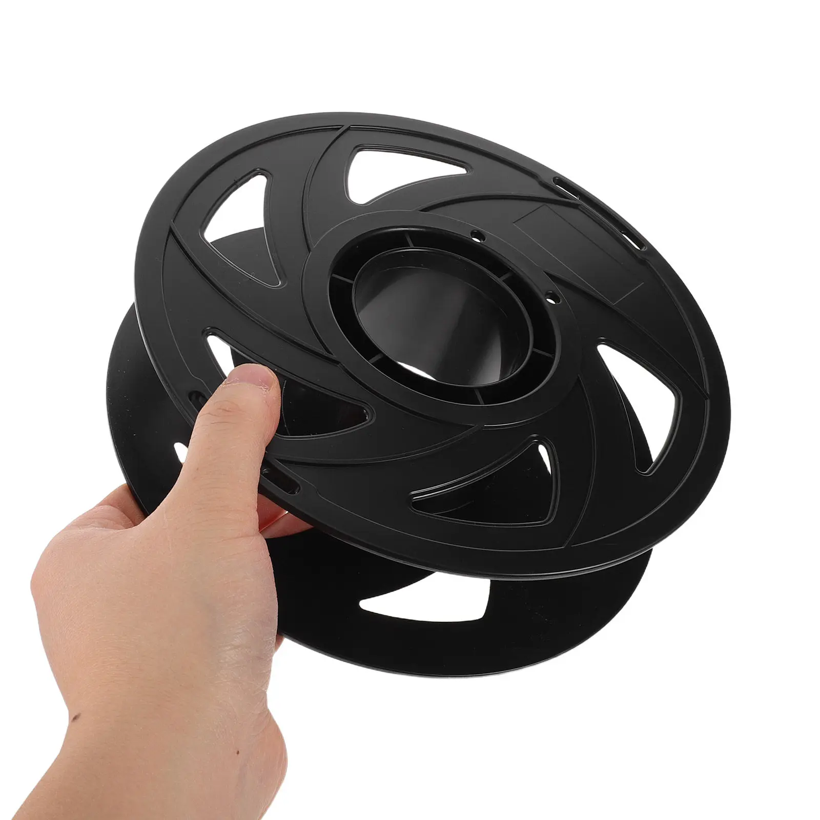 6PCS Reusable Filament Spool Empty 3D Printer Filament Storage Spool Plastic Reel Holder for Storage Winding Reels Cords