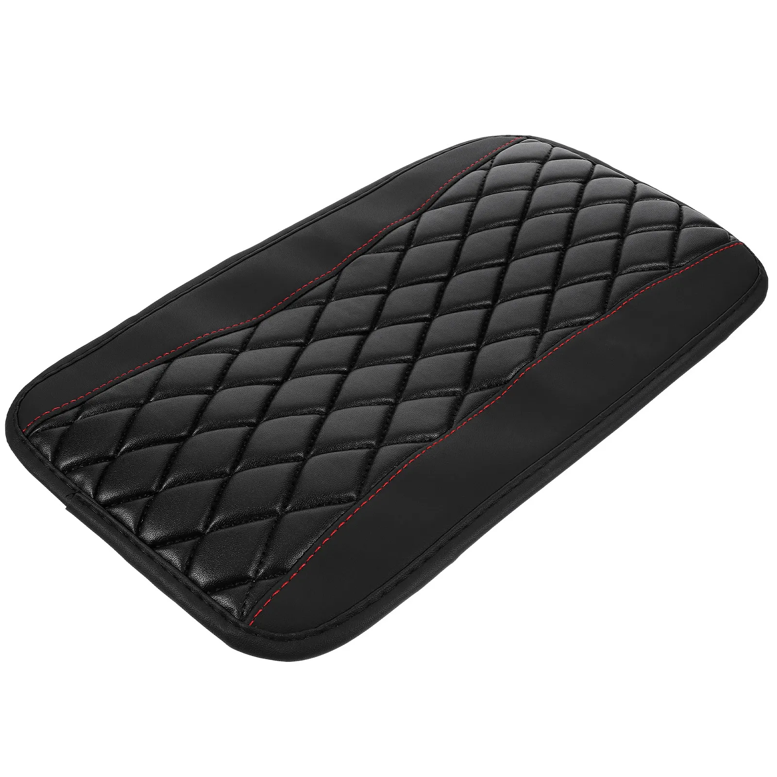 

PU Car Center Armrest Cover Waterproof Wear-Resistant Anti-Skid Design Easy Installation Universal Car Console Pad