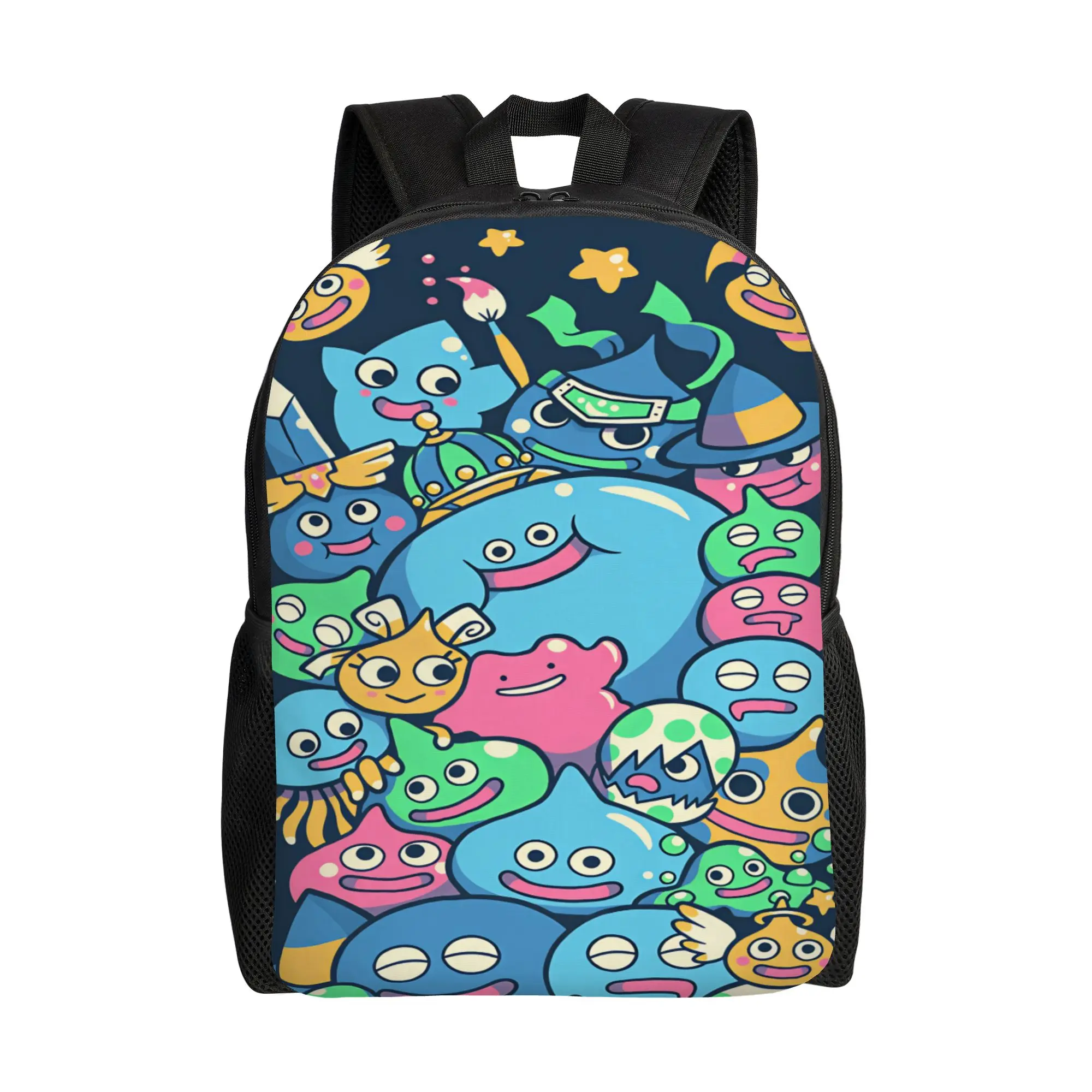 Dragon Quest Slime  Backpack  Hiking Backpacks Unisex Design Durable High School Bags Stylish Rucksack