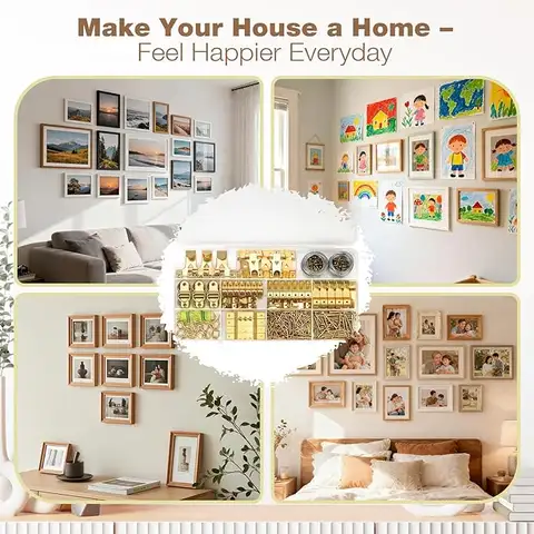 322Pcs Picture Hanging Kit, Professional Picture Hangers with Hooks, Nails, Wire, D Rings, Sawtooth Hangers ,Eye Hooks and Level–All-in-One Wall Hanging Kit for Frames, Mirrors, Photos & Art