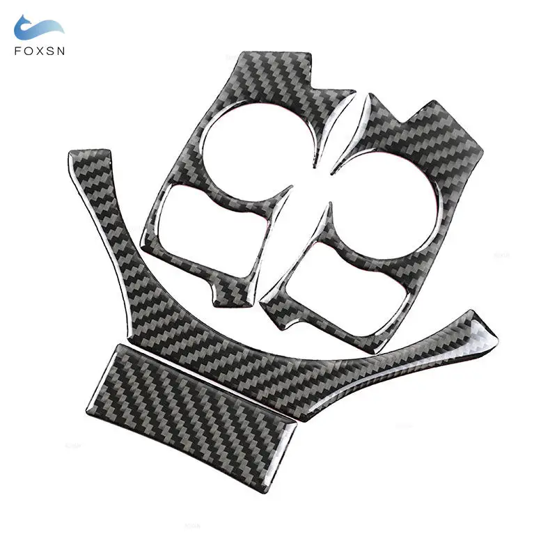 Car Interior Accessories Steering Wheel Buttons Frame Trim Cover For Lexus IS250 NX200 200t 300h 2013-2020 Carbon Fiber Stickers