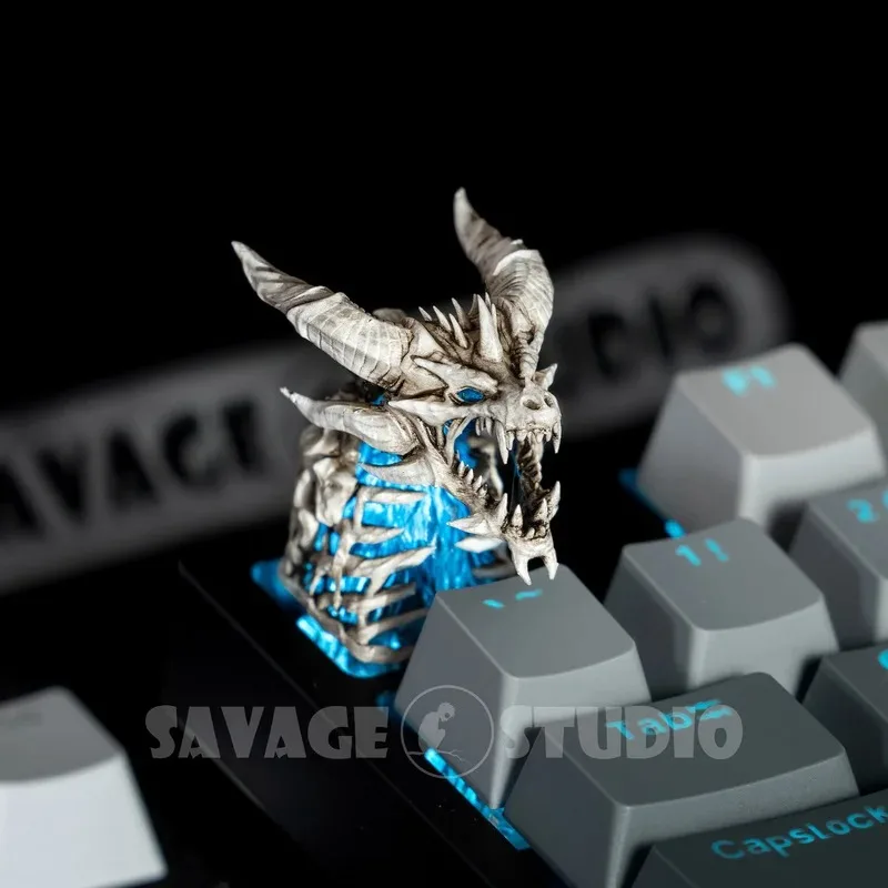 

Колпачки для клавиш в стиле аниме World of Warcraft Lich King Sindagosa Frost Dragon, пользовательские колпачки для клавиш для механических клавиатур, портативные колпачки для ключей, фигурка