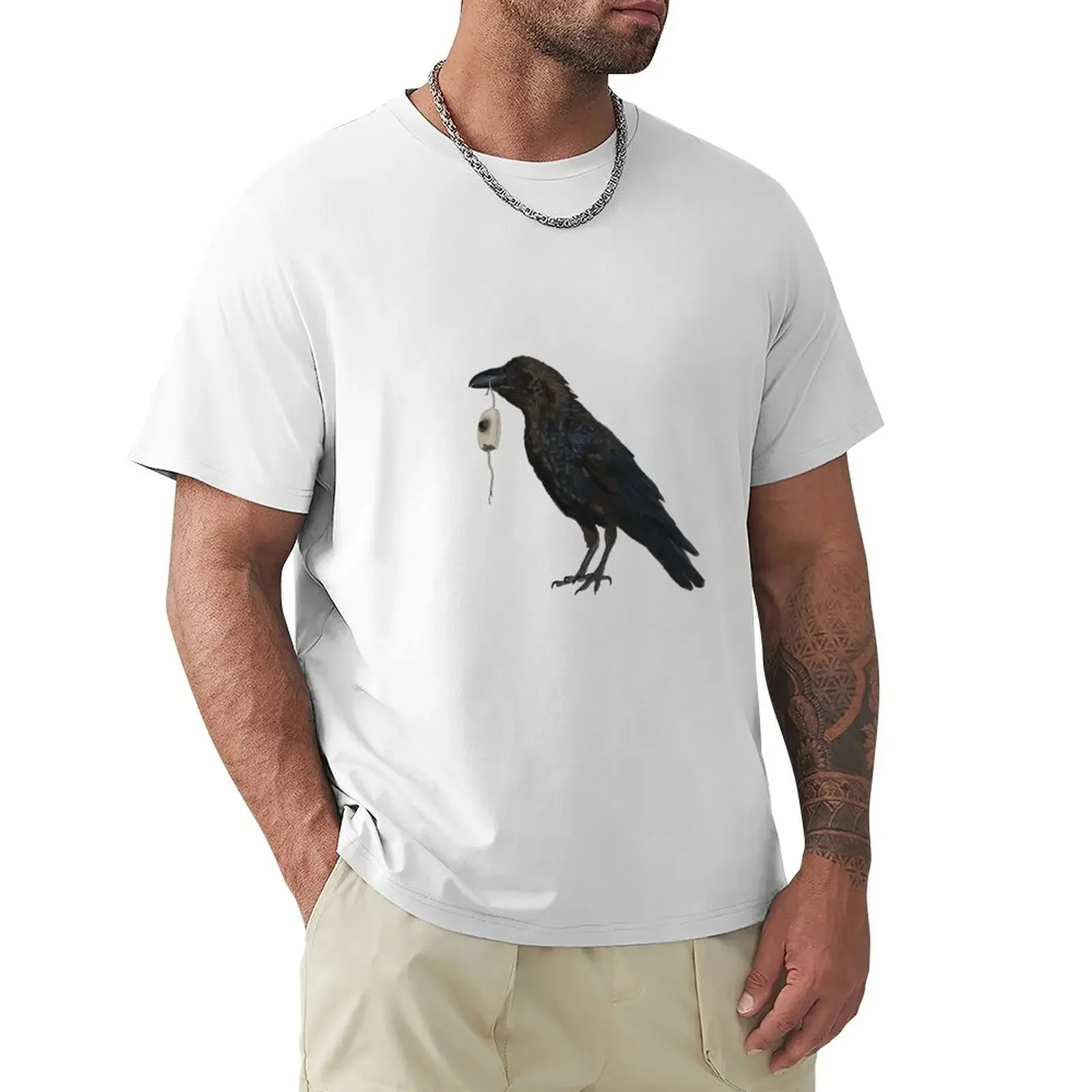 Brown-necked Raven and The Clicker T-Shirt for a boy graphics sublime mens tall t shirts