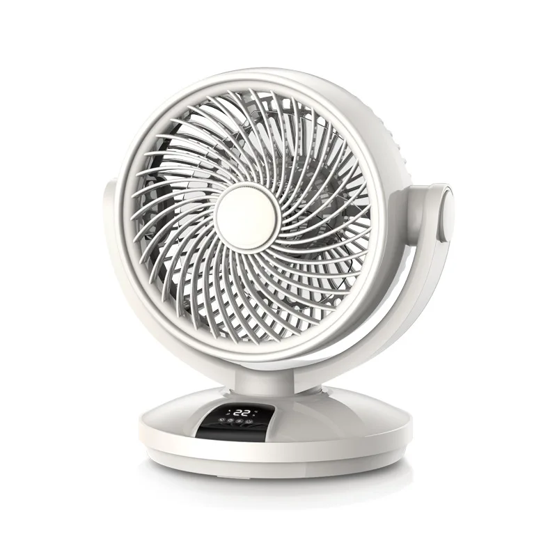 Desktop Air Fan Desktop Small Electronic Fan Turbine Office Bedroom Bedside Convection Fan