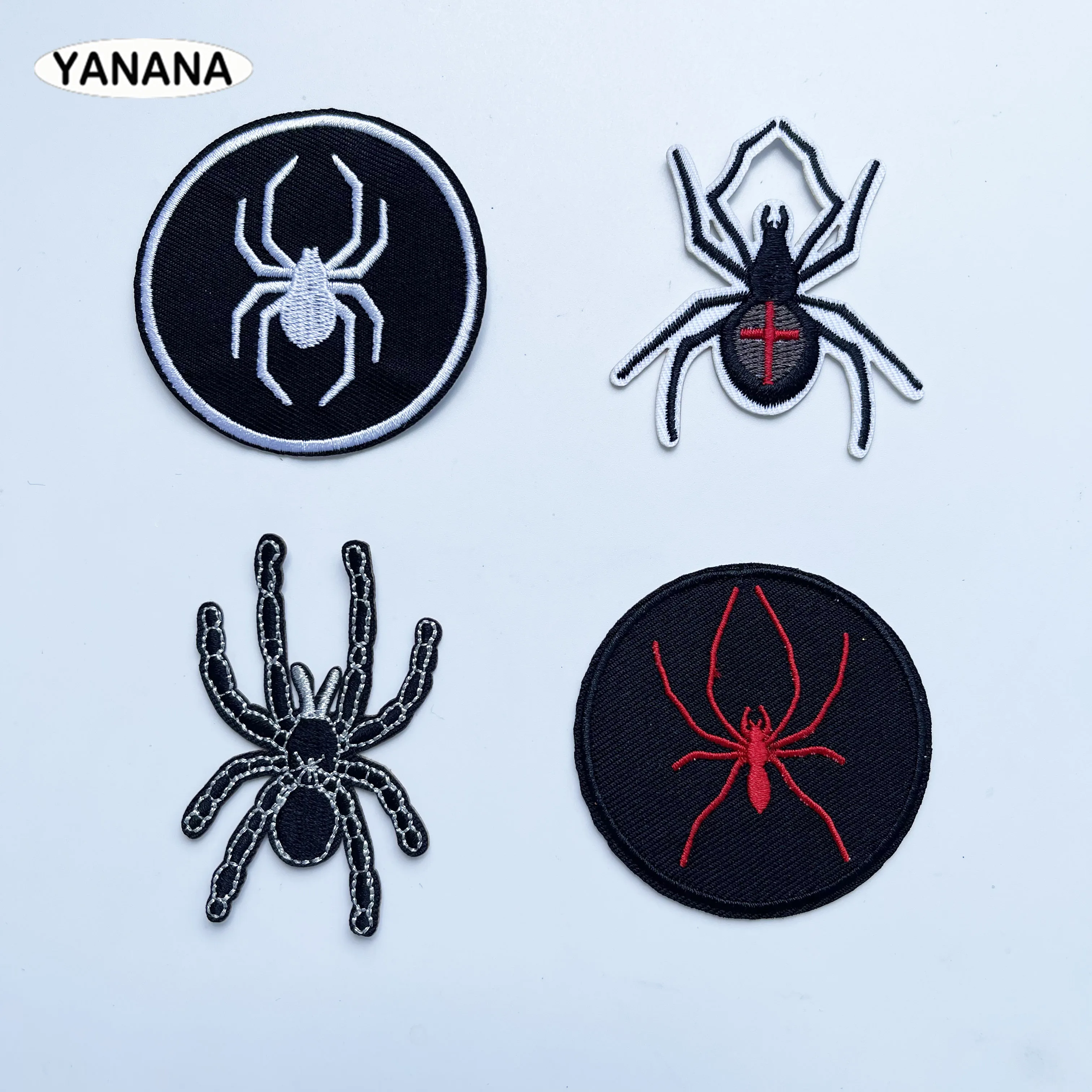 spider icon Patch Embroidery Patches For Clothing  Animal Iron On Patches On Clothes Watermelon Sticker