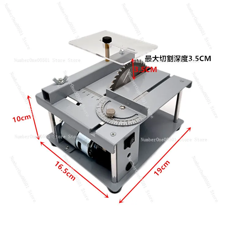 Small Multifunctional Miniature Table Saw Drama DIY Model Precision Chainsaw Mini Metal Small Home Cutting Machine